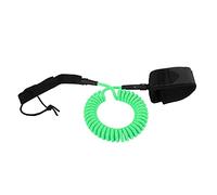 YUKOFE Bodyboard TPU Tabla de Surf Correa de muñeca en Espiral Tabla de Agua Accesorios de Surf 7MM/10 pies (Green)