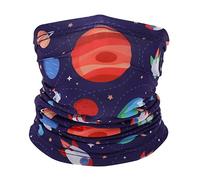 YUKOFE Bufanda Facial para niños, Polaina para el Cuello, a Prueba de Sol, Suave, cómoda, Transpirable para Ciclismo al Aire, Correr, Deportes, Hecha de Fibra química (Star Sky Pattern)
