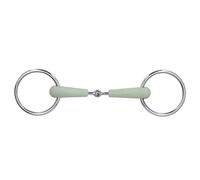YUKOFE Filete de Boca de Caballo con Cadena Broca de Caballo de Acero Inoxidable Equipo de Entrenamiento Ecuestre eficaz antimordeduras para Montar a Caballo Tamaño de 130 mm Firme,