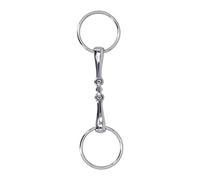 YUKOFE Filete de Caballo de Acero Inoxidable, Desgaste articulado Flexible, Anillo tórico a Prueba de Herrumbre, Broca para Boca de Caballo para Carreras de Caballos, Granja, fácil