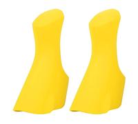 YUKOFE Funda para Manillar de Bicicleta, Protectora de Silicona, empuñaduras cómodas, diseño ergonómico para Accesorios de Ciclismo de Carretera, Deportes al Aire, como se Muestra en (Yellow)