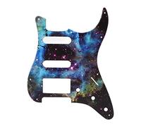 YUKOFE Golpeador de Guitarra con patrón de Cielo Estrellado, Placa Protectora de púa, Accesorio de Instrumento de PVC para protección para Tocar la Guitarra con Material de PVC de