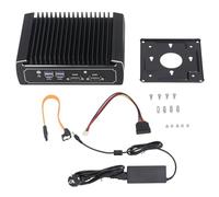 YUKOFE PC Industrial sin Ventilador N3022, i3-10110U 8GB RAM 128GB SSD Mini Chasis de Aluminio incrustado con Ranura de Tarjeta SIM WiFi 3G 4G con Gigabit Ethernet USB DP
