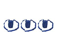 YUKOFE Portabotellas de Agua con Correa de Hombro Ajustable, Funda Eslinga para Deportes, Gimnasio, Senderismo, Camping y Caminar, 3 uds. (Blue)