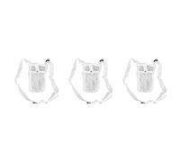 YUKOFE Portabotellas de Agua con Correa de Hombro Ajustable, Funda Eslinga para Deportes, Gimnasio, Senderismo, Camping y Caminar, 3 uds. (White)