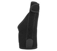 YUKOFE Protector antiesguinces para muñeca deportiva para pulgar, cinturón elástico, estabilizador de dedo ajustable, protección para baloncesto, tenis, trabajo de oficina, negro,