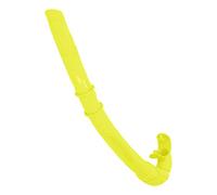 YUKOFE Tubo de Buceo de Gel de sílice, Tubo respirador Sumergible Flotante para Buceo y natación, Boquilla cómoda súper Suave, diseño de Gran Calibre (Yellow)