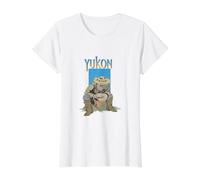 Yukon Gold Panning Prospector Klondike Miner Viejo Oeste Camiseta gráfica económica, Mujer, Blanco, XL