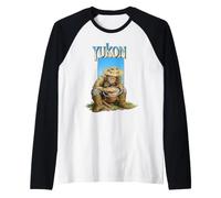 Yukon Gold Rush Miner Planning Vintage Prospector Camiseta Manga Raglan
