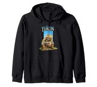 Yukon Gold Rush Miner Planning Vintage Prospector Sudadera con Capucha