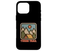 Yukon Trail Nature Vacation Backpacking Souvenir Carcasa para iPhone 16 Pro Max