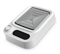 Yulado Aspirador Uñas Profesional, 80W 4500RPM Extractor De Polvo Para Uñas de Escritorio, Apto Para Salones De Manicura Y Hogares Aspirador Uñas Gel, Blanco Nail Dust Collector