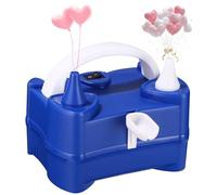Yulado Inflador de Globos de Aire Eléctrico, Bomba Globo Eléctrica 400W, Modo Automático y Semiautomático, Bomba portátil de Doble Boquilla para Decoración de Fiestas Cumpleaños Bodas y Festivales