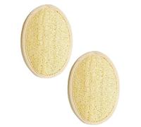 Yulakes Esponja natural de luffa, esponja de lufa natural, almohadilla exfoliante Loofah Pad/Natural Loofah Body Cepillo Lavadora Reutilizable para baño SPA ducha