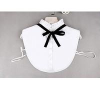 Yulakes Moda muñeca collar vintage elegante mujeres medio falso cuello blusa blusa cuello blanco desmontable media camisa estilo 5