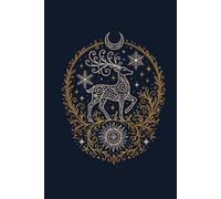 Yule Deer Journal: A Winter Solstice Notebook with Moon and Forest Motif: Mystical design for seasonal journaling, shadow work, and pagan winter reflections
