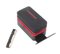 YULEESIYIP Fish Tank Strong Magnetic Cleaner Brush Ergonomic Aquarium Glass Magnet Cleaning Tool with Detachable Scraper (M, Suitable for 6mm/0.2in Glass)