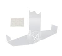 YULEESIYIP Pastel de Soporte de Pantalla de Escritorio acrílico de Escritorio para la Varita de Sable de luz, Elegante Stand de Sable de luz acrílico Multifuncional (Transparent)