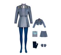 Yulefly Chloe Disfraz de cuento de hadas Cosplay para mujer, chaqueta, peluca Chloe Halloween