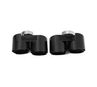 YULEGUDI Cola Escape Coche para G20 G21 330i 330d 330e Punta De Escape Doble Punta De Silenciador Cuádruple Boquilla del Sistema De Escape Tubo De Escape Tubo De Escape(Carbon Fiber D)