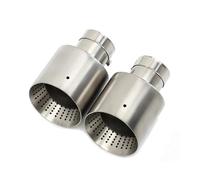 YULEGUDI Cola Escape Coche para VW GTI MK7 para Golf7 1 Pieza De Sistema De Escape De Coche De Acero Inoxidable Mate Boquilla Universal De 60 Mm Y 63 Mm(ID63MMOD89MM)
