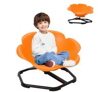YULEYU Silla giratoria grande para niños, asiento sensorial giratorio de 360° para autismo, asiento oscilante de 65 cm con reposabrazos y respaldo para niños autistas y con TDAH, entrenamiento de