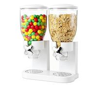 YuLiMirich Cereal Dispenser - Dispensador de cereales hermético de 2 litros para organizar el espacio de almacenamiento de cocina, juego de 2 recipientes herméticos para cereales, arroz, granos