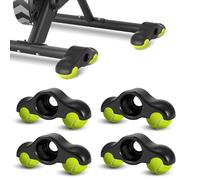 YuLiMirich Rocker Plate Feet - Juego de 4 adaptadores de pie para bicicleta con soporte para bicicleta Wahoo Kickr Core 4, con 8 pelotas de tenis