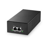 YuLinca Gigabit PoE+ Inyector 90W, 802.3af/at/BT Power Over Ethernet Metal Adaptador, 10/100/1000Mbps, No PoE Adaptador, Plug & Play, Distancia hasta 100 Metros
