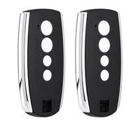 YuliSpy 2 mandos a distancia para puerta de garaje Hansender compatibles con Stylo 4/4K Myo C4 Clipper 433 MHz, color negro