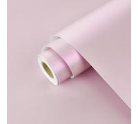 Yullpaper Papel pintado rosa para encimera de cocina, cubierta de vinilo, autoadhesivo, estilo metálico, papel de contacto, encimera de cocina, envoltura de vinilo para muebles, papel tapiz rosa con