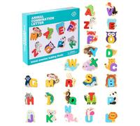 Yulokdwi Alfabético De Animales,Juego Educativo de Animales para Estimular el Razonamiento | Aprendizaje Cognitivo Letras para Niños y Niñas Mayores de 3 Años Jardín Infantil Viajes y Hogar