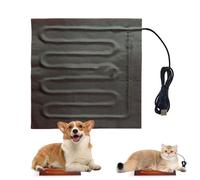 Yulokdwi Almohadilla térmica USB - Calentador de pies y manos Almohadilla térmica USB de 5 V - Cojín eléctrico plegable impermeable, almohadilla térmica para alivio de pies, cuello, hombros y espalda