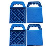 Yulokdwi Calzos Estabilizadores para Auto- 4 Piezas Soporte de Nivelación Portátil para - Calzo Estabilizador para Coche | para Coches, Camiones, SUV, Remolques, Acampada, Viajes,