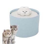 Yulokdwi Fuente de Agua de cerámica para Mascotas,Fuente para Gatos,Dispensador automático de Agua para Gatos de 1,2 L - Fuente silenciosa para Mascotas, Fuente de Agua para Perros, Fuente para Beber