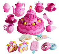 Yulokdwi Juguete De Pastel De Cumpleaños para Niños Pequeños | Accesorios De Juego De Comida De Imitación para Bebés | Juguete de Pastel Interactivo de Juego Simbólico | para Cumpleaños Jardín