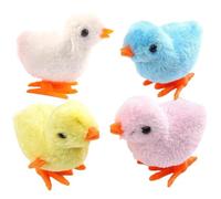 Yulokdwi Juguete de pollo a cuerda, No hay juguetes de cuerda de pollo que funcionen con pilas, Juguetes de pollito de cuerda de Pascua, pollo lindo saltador de cuerda, juguetes de pollitos de peluche