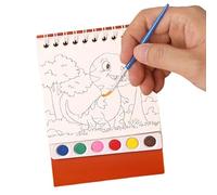 Yulokdwi Libro Para Colorear Acuarelas | Libro De Pintura Lavable Con Pincel Incluido | Cuaderno Artístico Educativo Para Niños Adultos Principiantes Manualidades Viaje