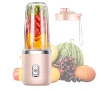 Yulokdwi Licuadora y Exprimidor Portátil, Vaso Mezclador Eléctrico, Exprimidor Recargable Mezcladora Botella para Batidos Desayuno Deportes al Aire Libre Hogar Camping