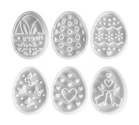 Yulokdwi Moldes de Silicona para Pascua - Herramienta Para Manualidades De Fiestas,Para de Vacaciones | Para De Yeso Artesanía Con Resina Decoración Del Hogar Fiesta DIY Amantes De Manualidades