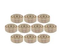 Yulokdwi Pastillas De Turba - 10 Cápsulas De Sustrato Germinador 3cm,Accesorios De Jardinería Comprimidos Para Plantar En Terrazas Y Patios Traseros