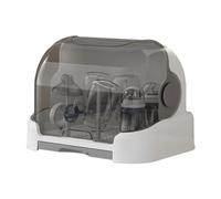 Yulokdwi Soporte para Biberones De Bebé,Estante Secador De Biberones con Bandeja De Agua Extraíble, Escurridor De Biberones,Estante De Secado De Biberones, Accesorios De Almacenamiento