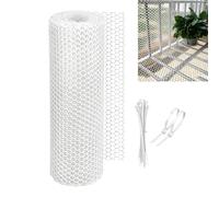 Yulokdwi Valla Gallinera - Barrera Antióxido Reutilizable - Malla para Aves Animales Gallinero | Para Terraza Patio Jardín Césped Granja Perro Gato Conejo Pato