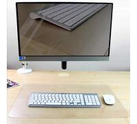 Yuly Almohadilla Escritorio de Transparente, Bordes Redondos PVC tapete de Escritura, Protector de Mesa Resistente al Calor Impermeable, Almohadilla de Escritorio para Oficina/Juegos en el hogar