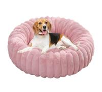 Yuly Cama Perros, Cálida y Acogedora, Camas para Perro Lavable con Fondo Antideslizante, Cojin para Mascotas de Felpa Suave y Mullida, Perros y Gatos Pequeños y Medianos (Rosa,50cm/19.7in)