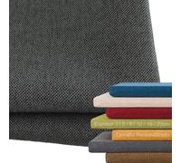 Yuly Funda Cojín Silla Jardín, Personalizable, Tela de Lino Funda de Reemplazo con Cremallera Antideslizante para Cojín Cuadrado/Banco/Columpio, Interior Exteriores (Gris 2,120x40x5cm)