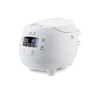 Yum Asia Panda Mini arrocera - Blanco ártico - 3,5 tazas | Bol de cerámica Ninja, tecnología avanzada Fuzzy Logic, 4 funciones para arroz, 4 funciones múltiples, enchufe UE (220-240V)