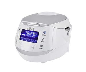 Yum Asia Sakura Olla arrocera con cuenco de cerámica y lógica difusa avanzada (8 tazas, 1,5 litros) 6 funciones de cocción de arroz, 6 funciones de multicocina, pantalla LED Motouch, 220-240V EU