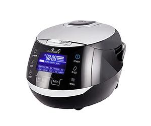 Yum Asia Sakura Olla arrocera con cuenco de cerámica y lógica difusa avanzada (8 tazas, 1,5 litros) 6 funciones de cocción de arroz, 6 funciones de multicocina, pantalla LED Motouch, 220-240V EU