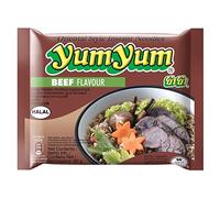 Yum - Lote de 3 fideos instantáneos con carne (60 g)